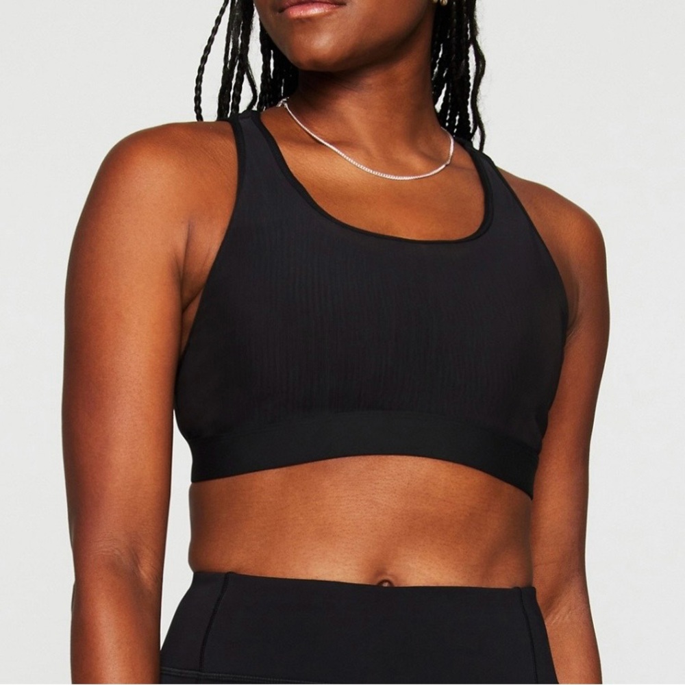 Fabletics Principal High Impact Sports Bra - like NWOT, black, Large